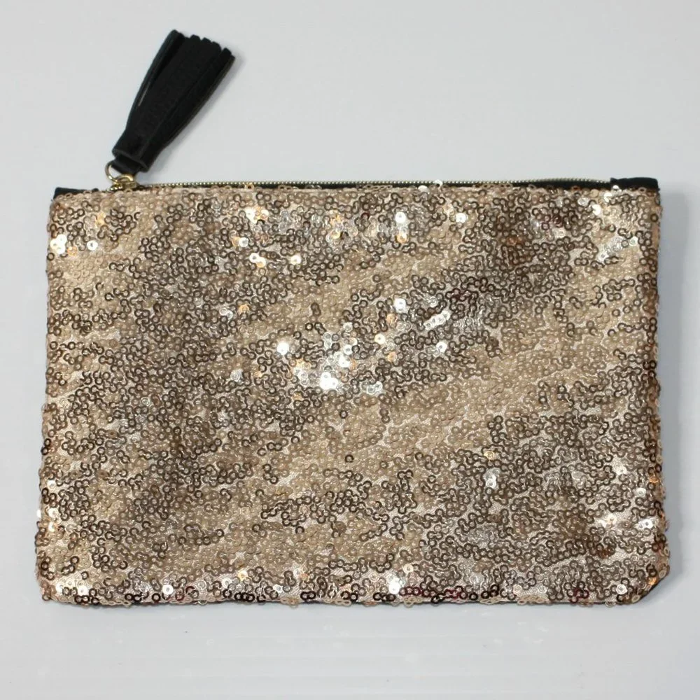 Ipsy December 2018 Be Merry Be Bright Be Bold Be You Cosmetic Makeup Bag NWOT - Picture 1 of 2